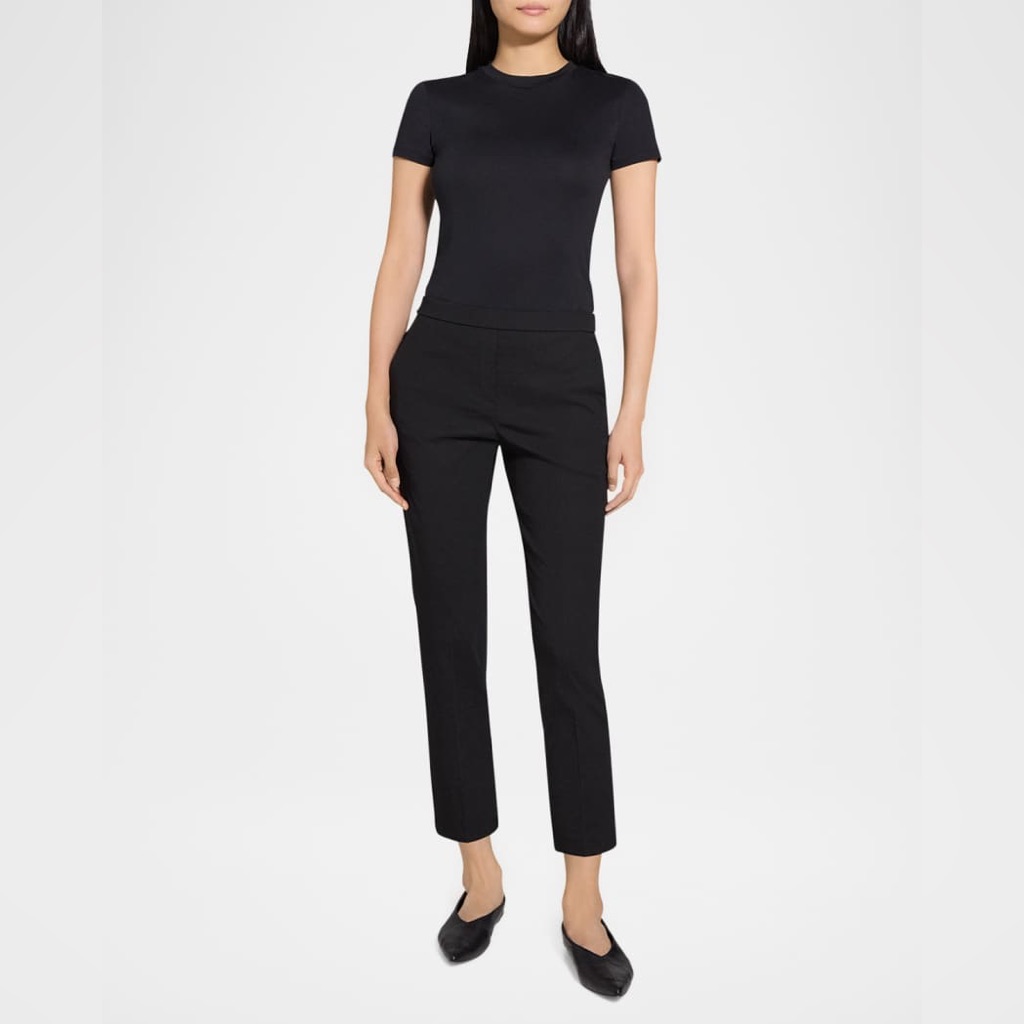 Theory Treeca Pull-On Pant In Good Linen